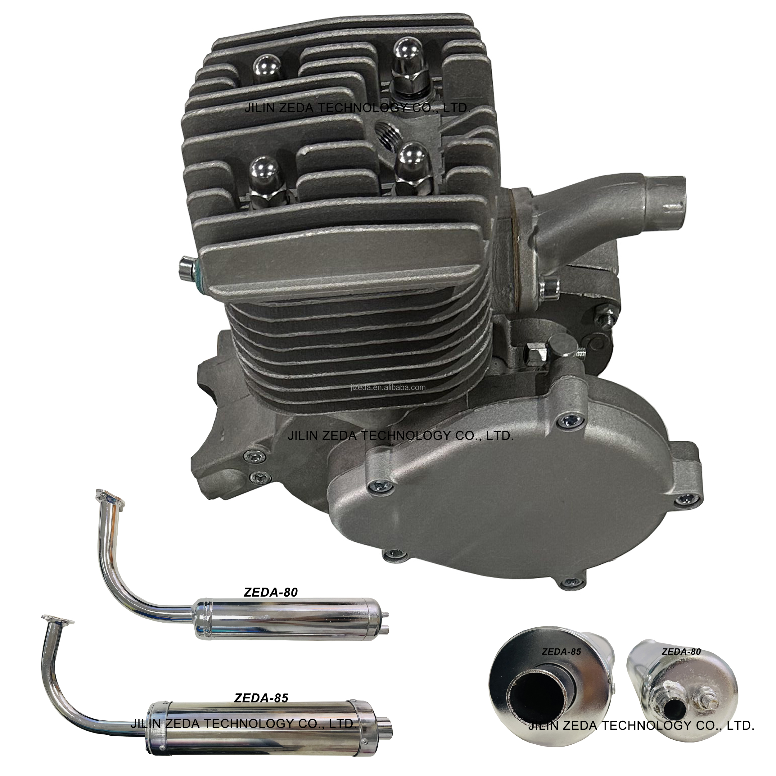 ZEDA Avenger 85 2 Stroke Dirt Bike Engine - 52mm Cylinder, 7700