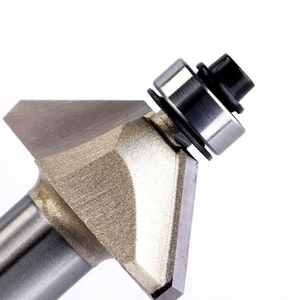 Joseph 45 Graus Rolamento <span class=keywords><strong>Router</strong></span> Bit Chanfro End Mill Ferramenta De Corte De Madeira CNC Carpintaria Moinho Cortador - Product Image 6