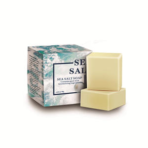 Etichetta privata sale del mar morto biologico cura della pelle naturale sapone di latte di capra fatto a mano personalizzato corpo sbiancante Savon Eclaircissan - Product Image 1