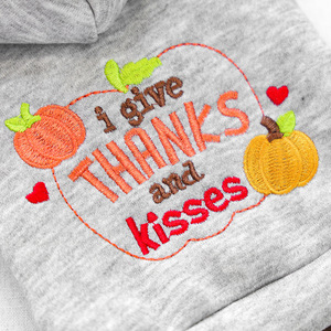 Ropa para Mascotas PETCIRCLE, Sudadera de Otoño/Invierno para Perros Pequeños y Cachorros, con Bordado de Letras de Dibujos Animados y Diseño de Calabaza de Acción de Gracias - Product Image 4