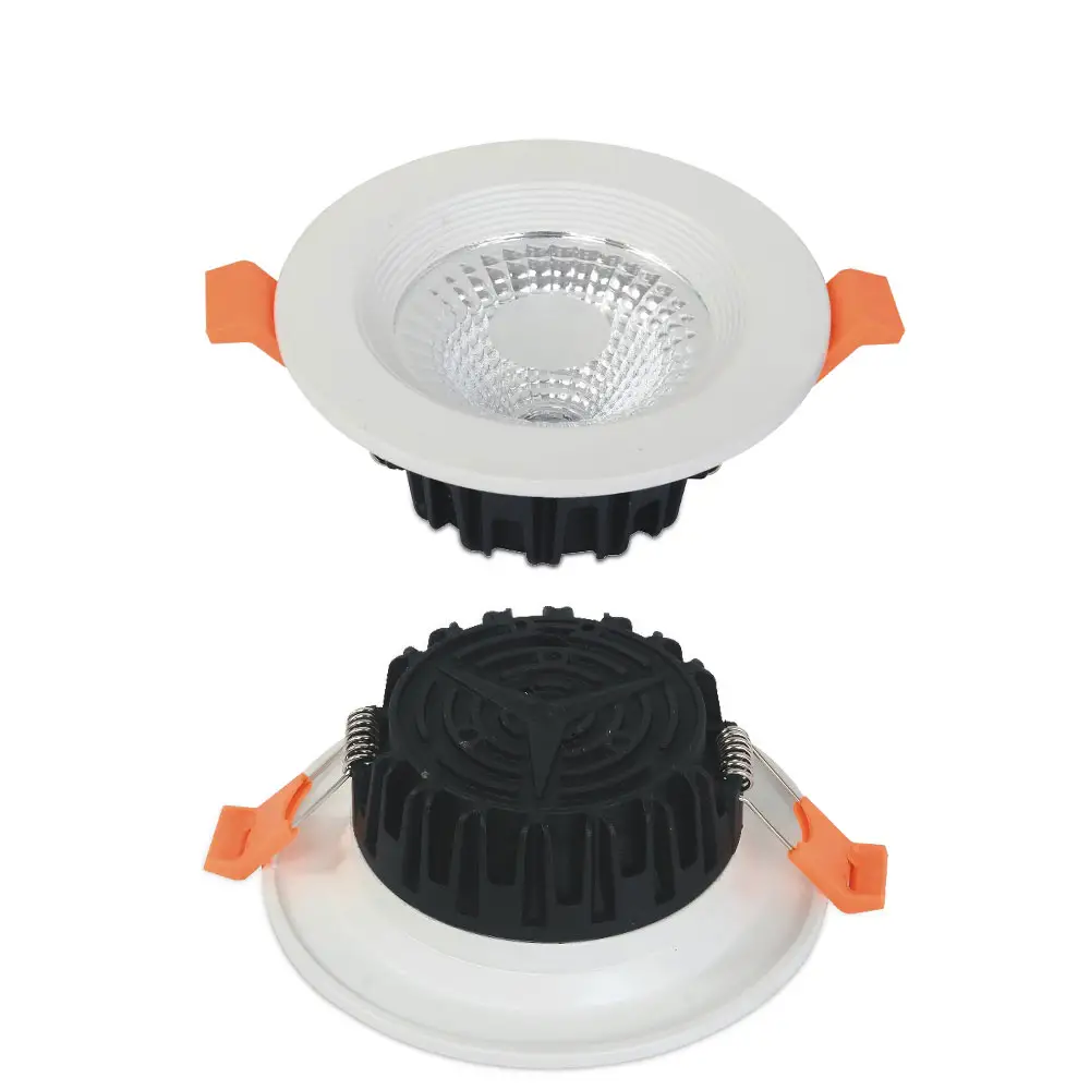 Ip65 untuk Hote dua warna Rf bulat Ip44 dapat disesuaikan tanpa Driver 24watt Cob sumber cahaya Led luar ruangan baik Maxs cahaya Downlight