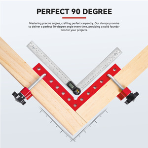 Serre-joint d'angle à 90 degrés pour le travail du bois, lot de 4, 5,5x5,5, en alliage d'aluminium, outils d'angle droit, équerres de positionnement pour cadres photo - Product Image 4