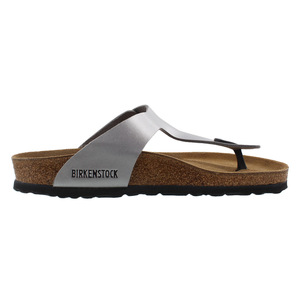Sandales unisexes Birkenstock Gizeh couleur argent, chaussures plates - Product Image 2