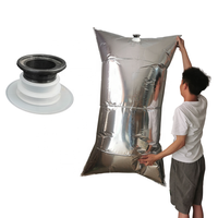 Sac intérieur en aluminium stérile de qualité alimentaire 220L pour l'emballage de concentré de jus, revêtement de fût pour liquides jusqu'à 200 kg