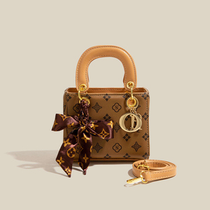 Luxury Designer Brand Letter Zipper <b>Square</b> Shape Daily Bag Vintage Women Classic Versatile Crossbody Handbag with Logo - Product Image 6