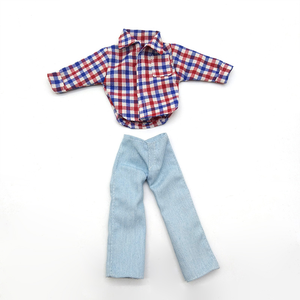 Hauteur 30cm <span class=keywords><strong>Ken</strong></span> mâle poupée vêtements jouet ensemble bonne qualité hommes pantalons décontractés 6 Points poupée vêtements - Product Image 2
