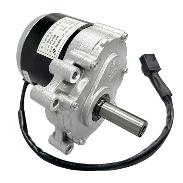 350W 48V 75/120rpm Low Speed 44mm Longer Shaft 17mm Unite ZD101AZ1 DC Brushed Gear Motor for Wheelchair Home Appliance & Fan