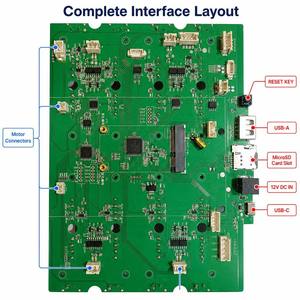 Carte de contrôle principale personnalisée pour station de location de batteries partagées, avec 4G Cat.1, détection de charge et verrouillage de fente à moteur. - Product Image 5