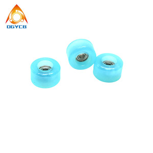 Roues de fingerboard en PU 1.5x7.6x5mm, modèle PU6817.6-5, roulettes de skateboard <span class=keywords><strong>haute</strong></span> vitesse 1.5*7.6*5 sans graisse - Product Image 4