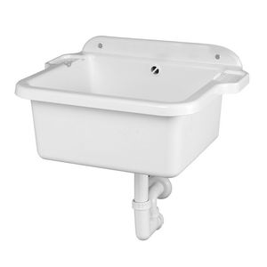 Lavabo de Polipropileno para Montar en la Pared, 58 x 45 x 28 cm, para Uso en Baños - Product Image 1