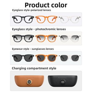 Lunettes Intelligentes X01 Ultra Black Technology 800w <span class=keywords><strong>Pixel</strong></span> avec Recharge Réversible, Reconnaissance d'Image WiFi, Traduction et Activation Vocale - Product Image 4