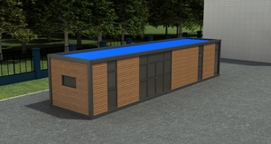 Casa di contenitore vivente prefabbricata del carico delle case prefabbricata mobili moderne di lusso minuscole - Product Image 3