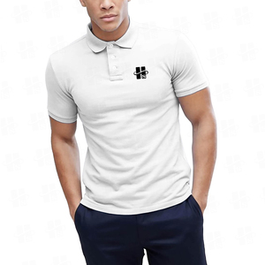 Polo de Alta Calidad Personalizado con Bordado Plano, Color Sólido, Corte Regular, Tres Botones, Elástico, de Algodón para Hombre - Product Image 2