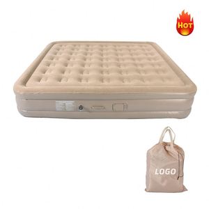 Baiyuheng şişme hava yatağı yatak pompa ile yüksek yükseltilmiş Airbed plaj kullanımı için akın hava yatağı ev kamp için - Product Image 2
