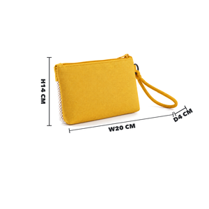 Porte-monnaie brodé avec logo, personnalisation ODM OEM, certifié BSCI, petite pochette à monnaie portable, portefeuille unisexe - Product Image 1