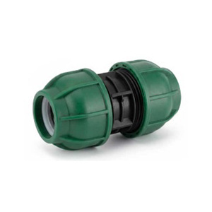 ท่อ PE/HDPE ทนทานต่อการกัดกร่อน วัสดุ PP บริสุทธิ์ ข้อต่ออัด PP ขนาด 20 มม. - Product Image 1
