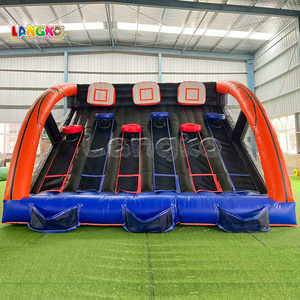 Jeu de lancer gonflable commercial à structure pneumatique pour fête foraine, avec panneaux Velcro interchangeables, jeu de lancer '<span class=keywords><strong>Angry</strong></span> Throwing' pour événements festifs - Product Image 4