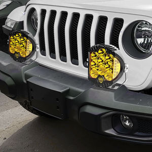 Luces de Trabajo LED Todoterreno JHS, Luces Auxiliares Antiniebla Ámbar, Pods de Luz Redondos de 5/7/9 Pulgadas, Iluminación de 3 Lados para Camioneta, Jeep, SUV 4x4 - Product Image 4
