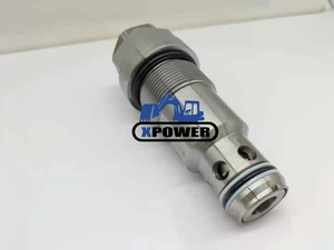 Pièces d'excavatrice E320C E320D2 E320D : Soupape de décharge du moteur de translation 360-4599 3604599 129-8030 - Product Image 2