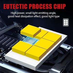 Servicio personalizado CLT8 110W de alta potencia 11000LM Canbus dos tubos de cobre H4 H7 H11 9005 9012 faros LED luz Led H1 para coche - Product Image 3