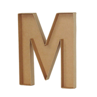 Emballage personnalisé en carton rigide biodégradable Kraft pour gâteaux, fleurs, chocolats, bonbons, gelées, lettres de l'alphabet, effet disparaissant
