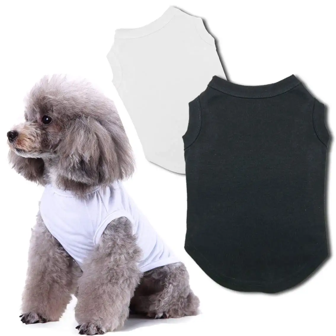 Atacado Doggy Outfits Pet Vestuário Designer De Moda Verão Fino Camisa Vestuário Animais De Estimação Dog Clothes Vest