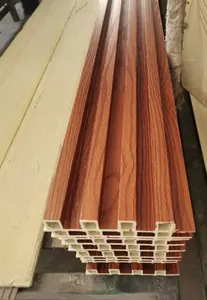 Panel dinding pengganti kayu laminasi pelapis panel komposit zucchini terlaris