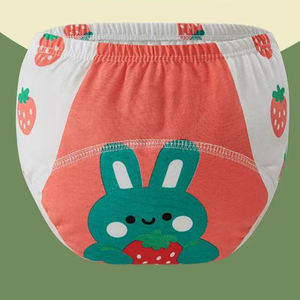 Celana Latihan Toilet Bayi dari Katun Muslin yang Lucu, Menyerap, Bernapas, Dapat Digunakan Kembali, dan Dapat Dicuci untuk Balita Belajar Menggunakan Toilet - Product Image 2