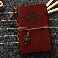 Cahier Kraft en cuir Vintage classique et Journal cuivre plaqué ancre de mer carnet de croquis de voyage carnet de notes Pirate