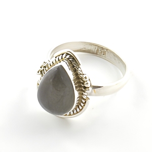 Blue Fire Labradorite 925 Sterling <b>Silver</b> Drop Stone <b>Ring</b> Handmade Jewelry Natural Gemstone <b>Statement</b> <b>Ring</b> - Product Image 1