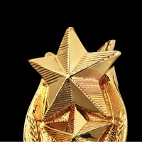 Trophée en résine design personnalisé en gros récompense un trophée en cristal de résine en forme d'étoile bon marché pour les cadeaux souvenirs