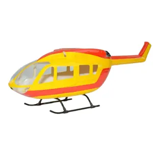 450 tamaño EC145 helicóptero escala fuselaje fibra de vidrio Shell RC helicóptero cuerpo modelo cubierta