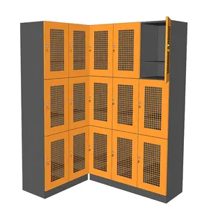 Phòng Tắm Kim Loại Quần Áo Locker Bền Kim Loại Locker Với Vent Door