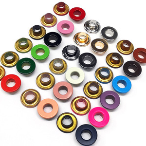 Brass Eyelets Round Painted <b>Metal</b> Durable Anti Rust <b>For</b> Clothing Bags Shoes With <b>Tool</b> Kit <b>Box</b> 15 Grid Storage - Product Image 2