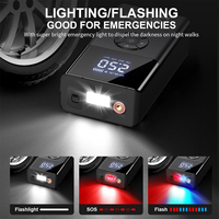 Démarreur de voiture 1000A avec compresseur d'air 150 PSI, gonfleur de pneus portable 12V, booster de batterie d'urgence, batterie externe