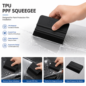 Outil d'installation <span class=keywords><strong>de</strong></span> film <span class=keywords><strong>de</strong></span> protection <span class=keywords><strong>de</strong></span> peinture PPF, raclette en caoutchouc pour l'élimination des bulles <span class=keywords><strong>de</strong></span> film vinyle, fabrication OEM - Product Image 6
