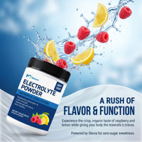 Biokom Promotion : Poudre Électrolytique Sportive en Gros, Saveurs Framboise Citron, pour Adultes