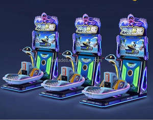 Juegos que funcionan con monedas Kiddie Ride Surfing Driving Racing Rowing Simulator Arcade Game Machine para niños - Product Image 5