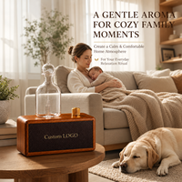 Diffuseur d'huiles essentielles sans eau pour la décoration de chambre en verre, idéal pour la maison et les hôtels, idée cadeau parfumée, fabrication OEM/ODM/OBM