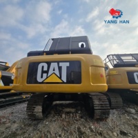 Excavatrice hydraulique d'occasion CAT 336D, 36 tonnes, pour travaux de construction