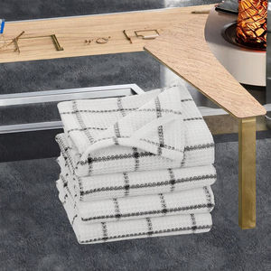 400GSM 16*24 Waffle Weave Quick-Dry <b>Hand</b> <b>Towel</b> Customized Print <b>White</b> Tea <b>Towel</b> Blank Kitchen <b>Towels</b> - Product Image 3