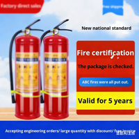 Extincteur portatif 2/3/5/8 kg certifié 3C rouge pour voitures, magasins, usines et bureaux