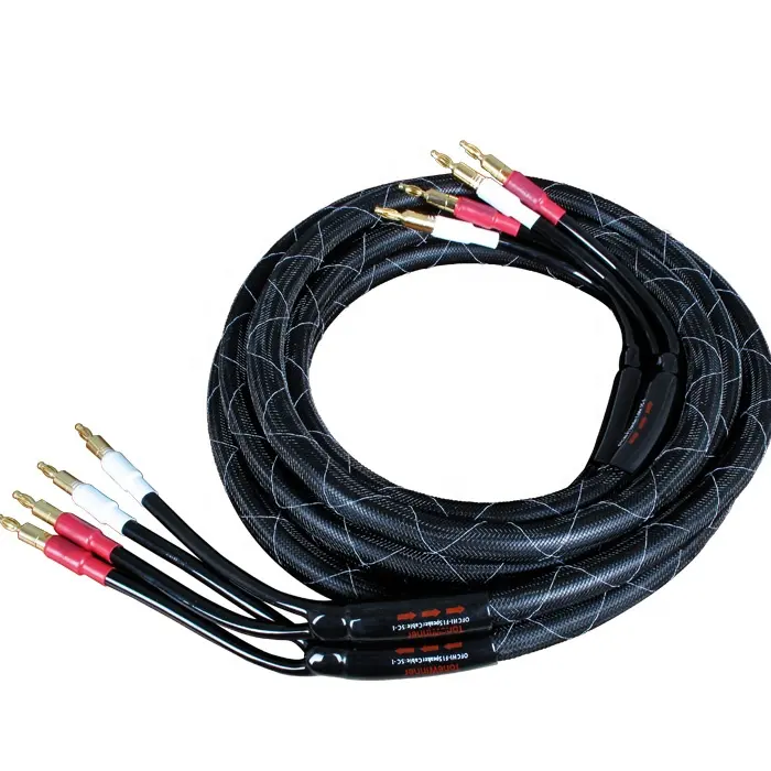 Hot sale stock HIFI speaker china cable rca cable 1m highly flexible cable
