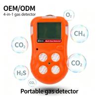 Alat Analisa Gas BX616 Detektor Gas Meter 4 in 1 Oksigen O2 Karbon Monoksida CO H2S Gas Mudah Terbakar Pendeteksi Kebocoran