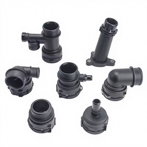 PA66 NW32 + 30% GF ขั้วต่อหม้อน้ำยานยนต์อุณหภูมิสูงหัวจุก VDA ทนสารเคมีเข้ากันได้กับระบบระบายความร้อนสูง - Product Image 1