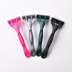 Saudi arabia oman kuwait bahrain Hot Bán Max Dao Cạo Lưỡi dao cạo <span class=keywords><strong>3</strong></span> lưỡi dao cạo dùng một lần với màu đen xử lý cho nam giới - Product Image 5