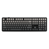 Baru 2026 AULA F108 Tiga Mode Kustom USB Hot-swappable RGB Backlit PBT 2.4Ghz Nirkabel Tata Letak Amerika 108-tombol Mekanik Gaming