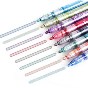 Magic Double-Line Contour Pen Double Line Outline <b>Marker</b> Pens DIY Poster Contour Pen - Product Image 2