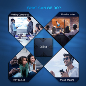 4K HD x96q streaming ATV Android thông minh 2.4G <span class=keywords><strong>WIFI</strong></span> TV Box H313 Quad Core phương tiện truyền thông máy nghe nhạc 2G 16GB TVBOX Set-Top Box - Product Image 4
