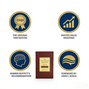 L'investitore <span class=keywords><strong>intelligente</strong></span> di Benjamin Graham, libro classico sulle strategie di investimento di valore, sul mercato azionario, sulla pianificazione finanziaria e sulle finanze personali - Product Image 2
